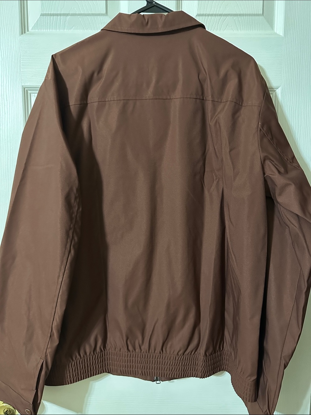 Goodfellow & Co Rust-Brown Lightweight Zip Jacket - Picture 7 of 7
